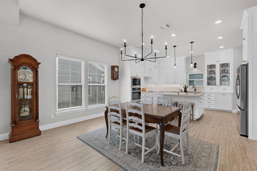 Furnished interior view inside a new home in , Burleson (Image 9).