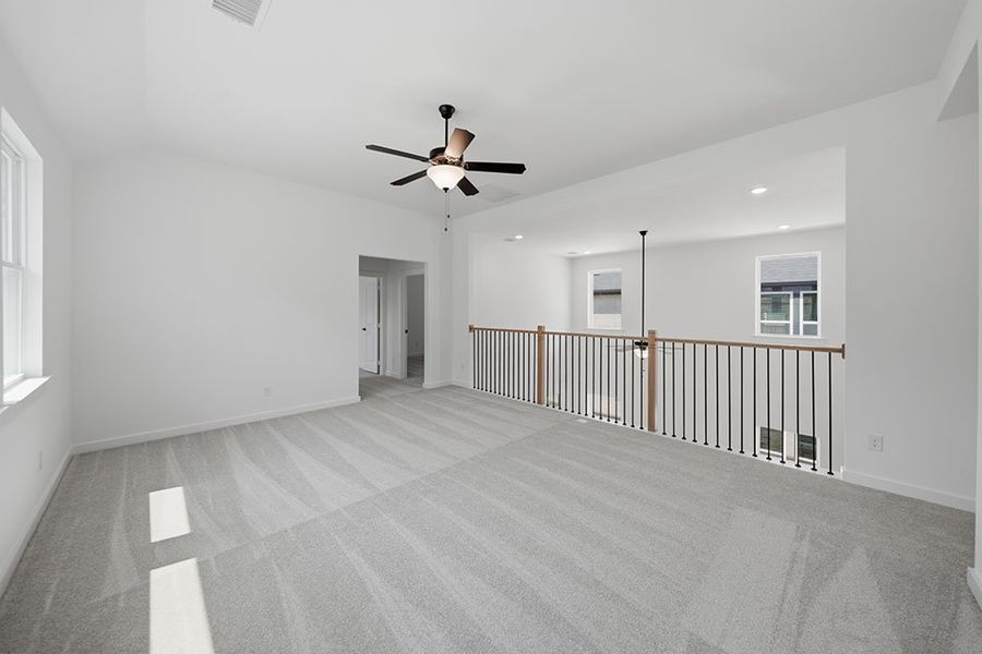 Spacious, unfurnished interior of a new home in Light Farms Brenham - 40' Lots, Celina (Image 33).