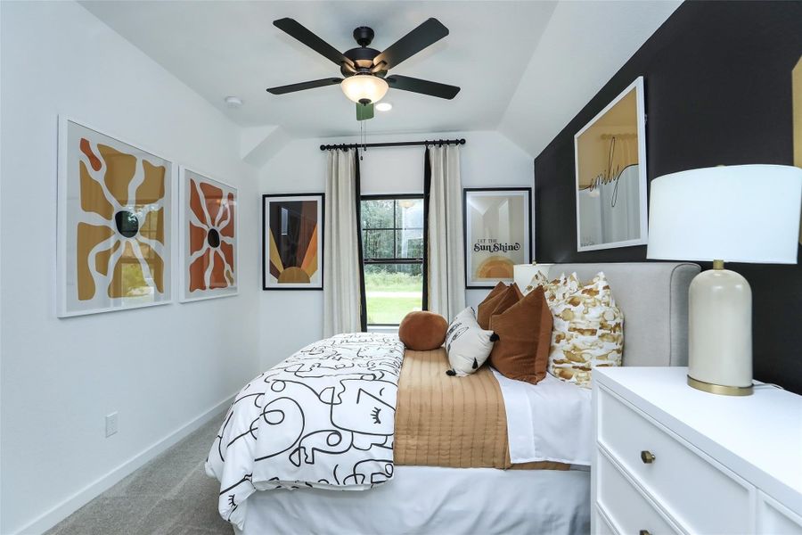 Furnished interior view inside a new home in Roman Forest, New Caney (Image 33).