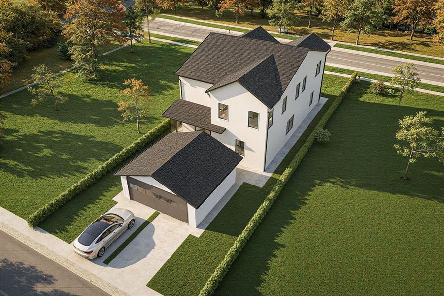 Front exterior of a new home in , St. Petersburg, FL, highlighting curb appeal (Image 19).