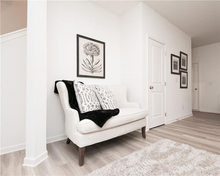 Furnished interior view inside a new home in Old Salem Crossing, Conyers (Image 8).