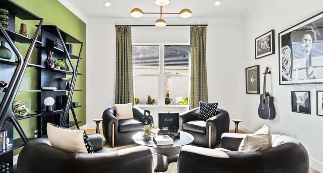 Furnished interior view inside a new home in Esplanade at Center Lake Ranch, St. Cloud (Image 8). Furnished interior view inside a new home in Esplanade at Center Lake Ranch, St. Cloud (Image 8).