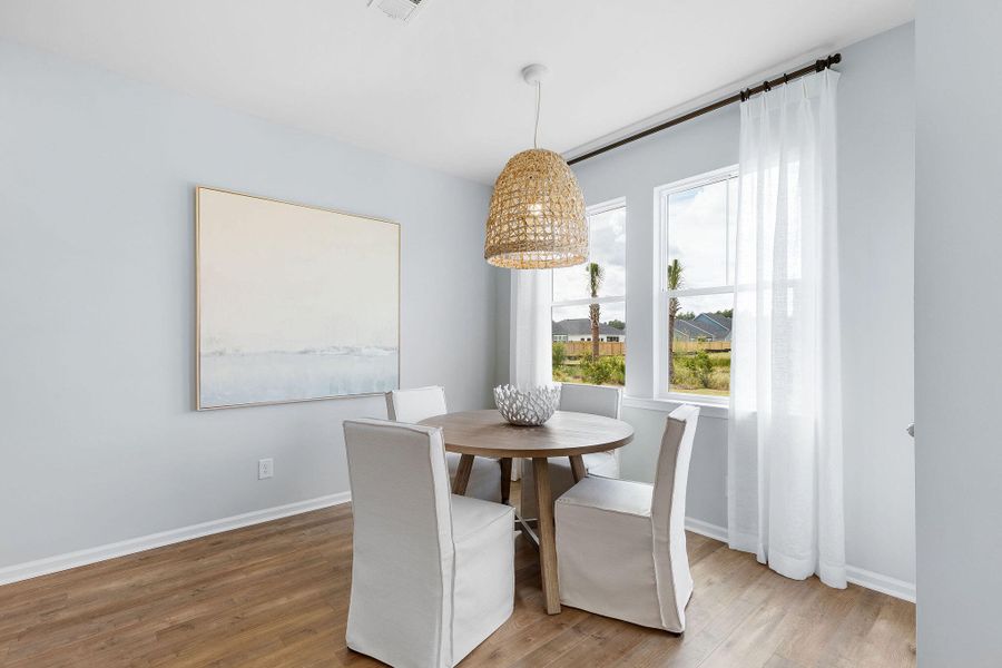 Furnished interior view inside a new home in Sweetgrass at Summers Corner, Summerville (Image 9). Furnished interior view inside a new home in Sweetgrass at Summers Corner, Summerville (Image 9).