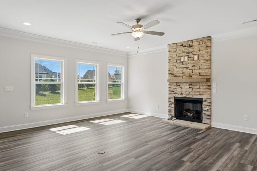 Spacious, unfurnished interior of a new home in Blacksmith, Stokesdale (Image 60).