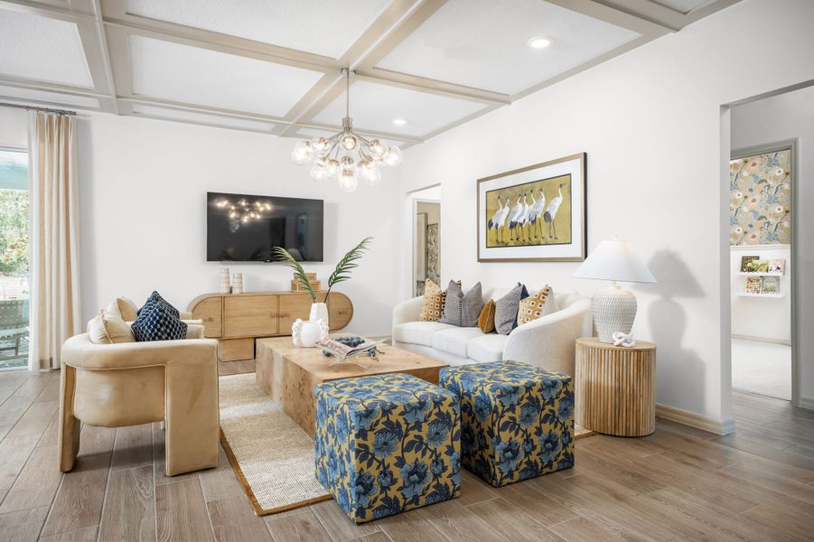 Furnished interior view inside a new home in Trinity Gardens, Deland (Image 7).
