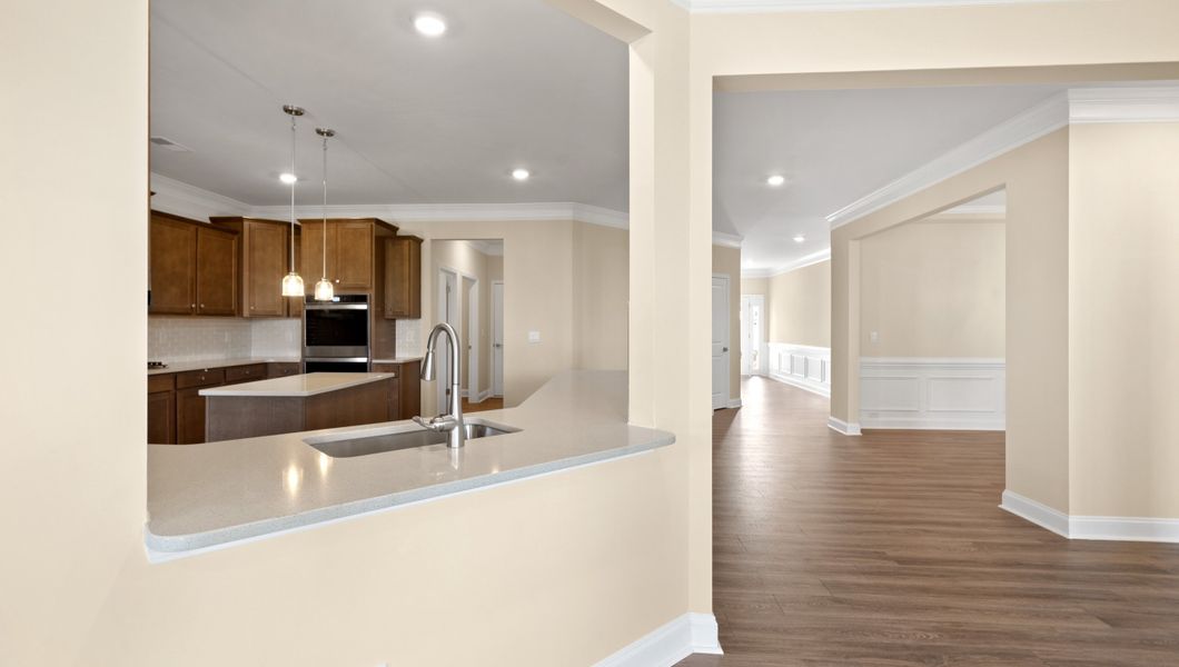 Furnished interior view inside a new home in Campbell Ridge, Piedmont (Image 10). Furnished interior view inside a new home in Campbell Ridge, Piedmont (Image 10).