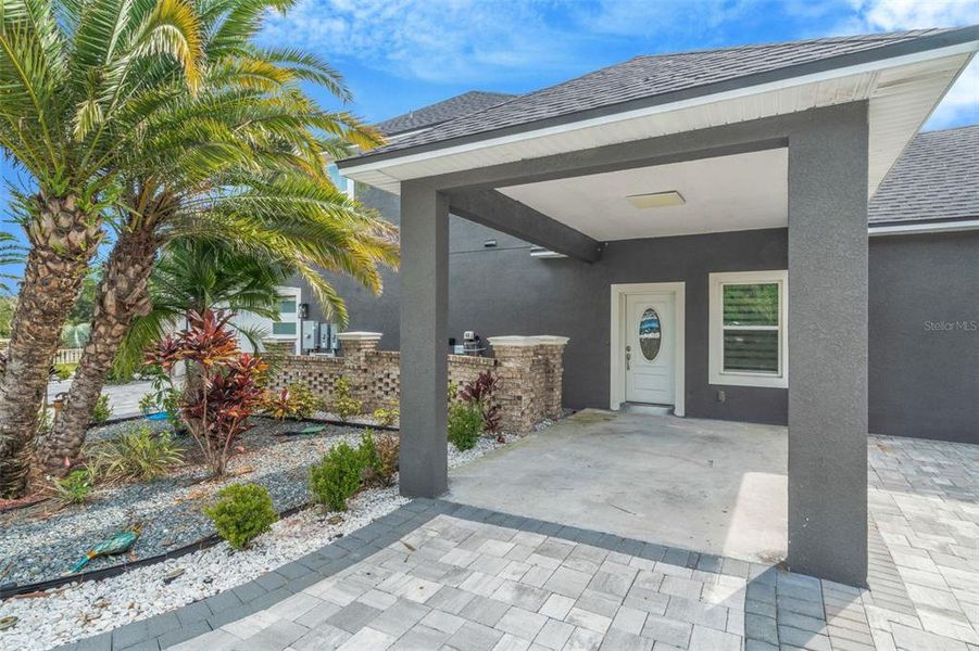 Front exterior of a new home in , Lakeland, FL, highlighting curb appeal (Image 31). Front exterior of a new home in , Lakeland, FL, highlighting curb appeal (Image 31).