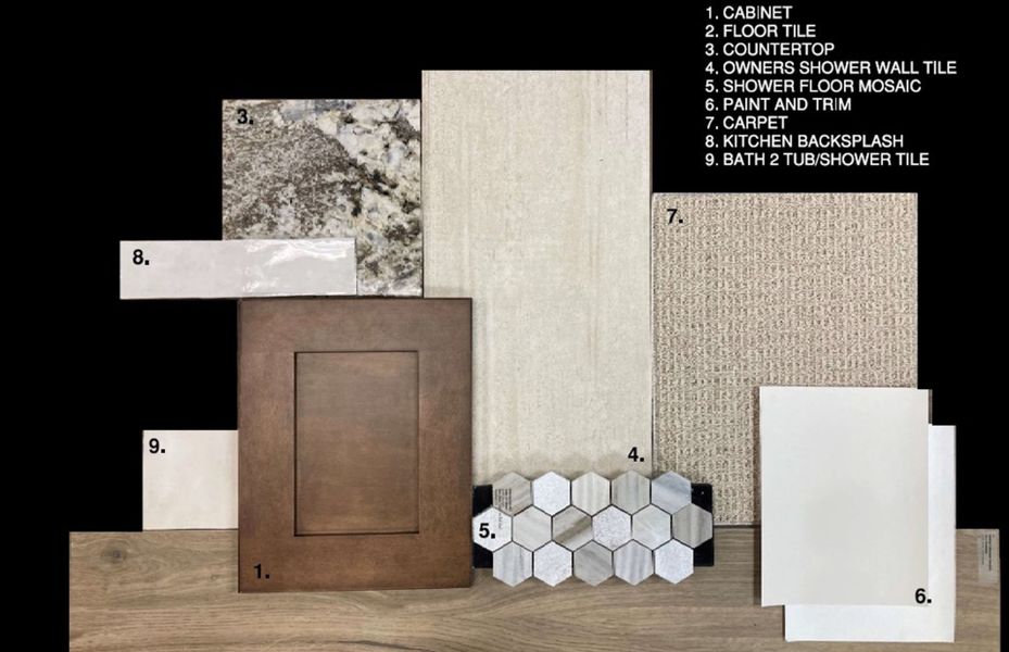 Sample of building materials used in homes in Del Webb at Rocking K, Tucson (Image 28).