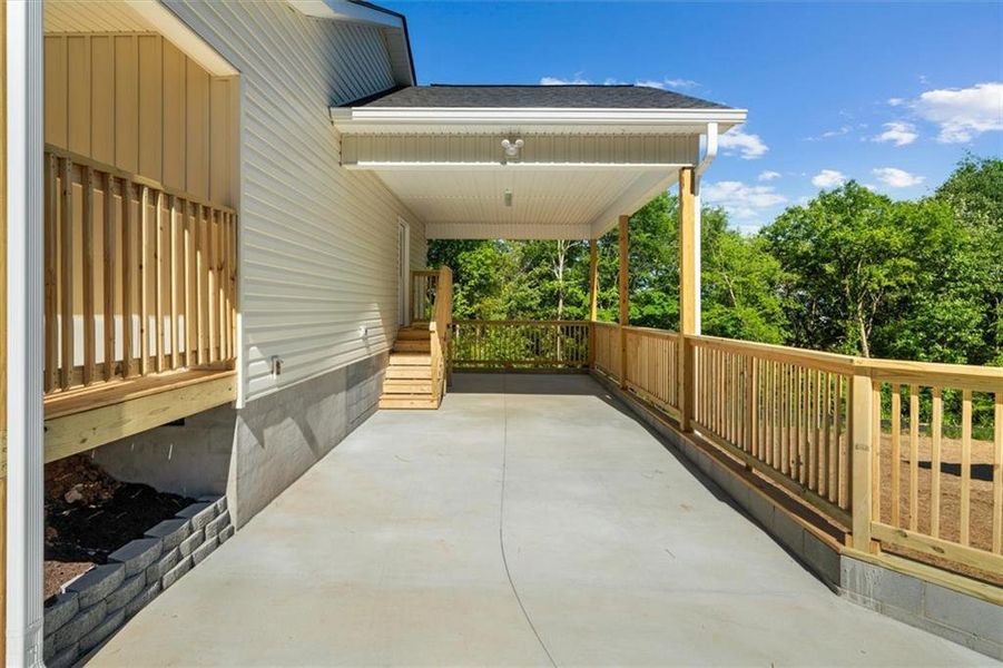Exterior details and patio area of a home in , Calhoun (Image 26). Exterior details and patio area of a home in , Calhoun (Image 26).