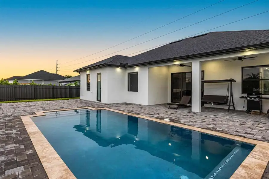 Exterior details and patio area of a home in , Cape Coral (Image 23).