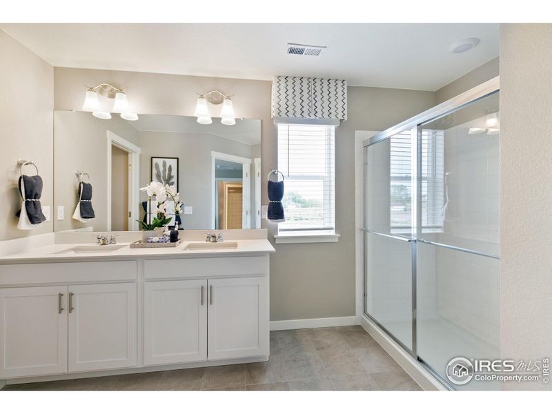 Furnished interior view inside a new home in Vista Meadows, Fort Lupton (Image 19). Furnished interior view inside a new home in Vista Meadows, Fort Lupton (Image 19).