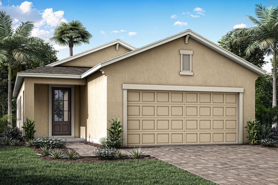 Representative exterior photo of a completed home built from the Egmont by Mattamy Homes in Sanderling, Palmetto, FL (Image 15).