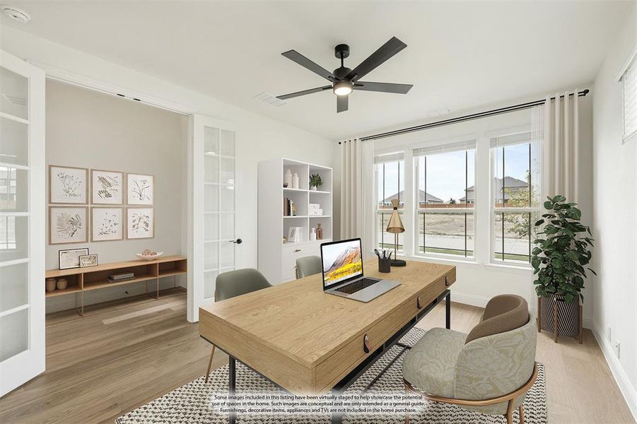 Furnished interior view inside a new home in Timberbrook 4B, Justin (Image 11). Furnished interior view inside a new home in Timberbrook 4B, Justin (Image 11).