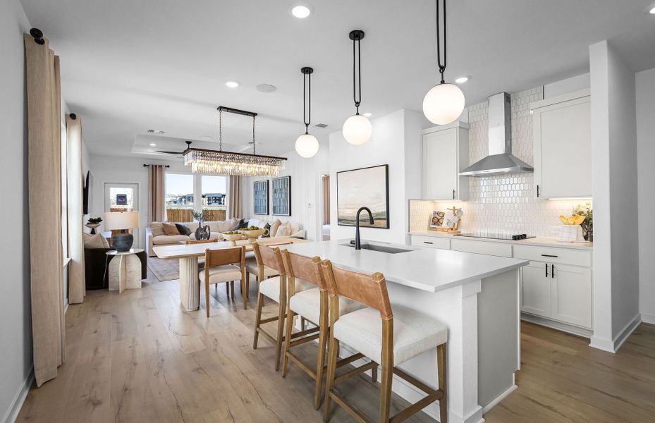 Representative furnished interior of a home built from the Fentress by Pulte Homes in Cameron Place, Austin (Image 46).