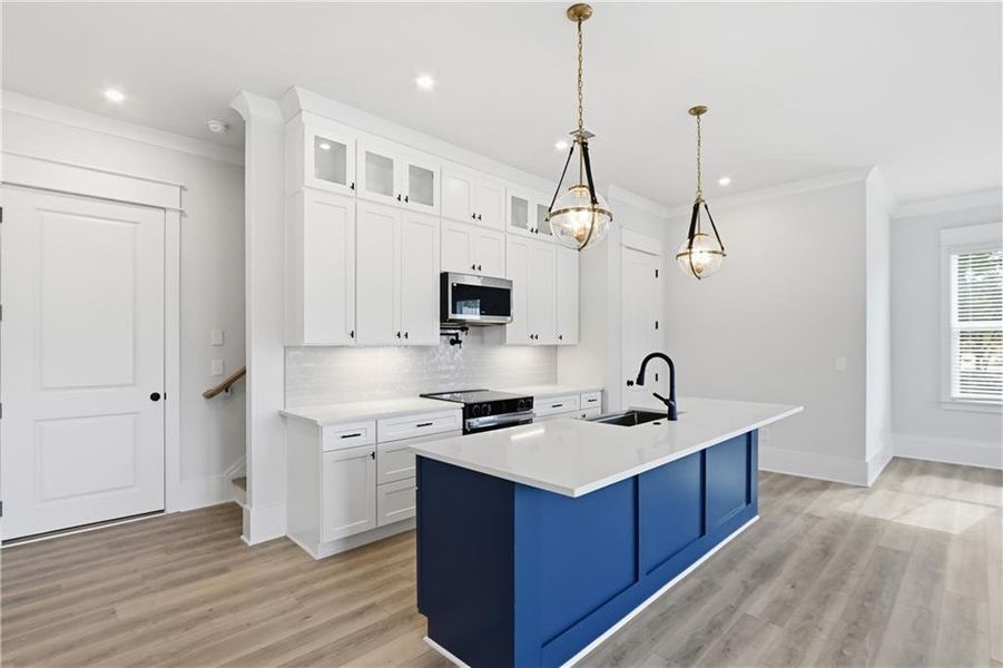 Furnished interior view inside a new home in , Braselton (Image 8).