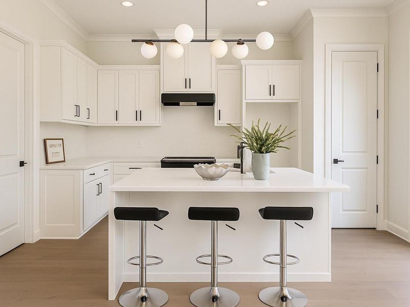 Furnished interior view inside a new home in , Houston (Image 14). Furnished interior view inside a new home in , Houston (Image 14).