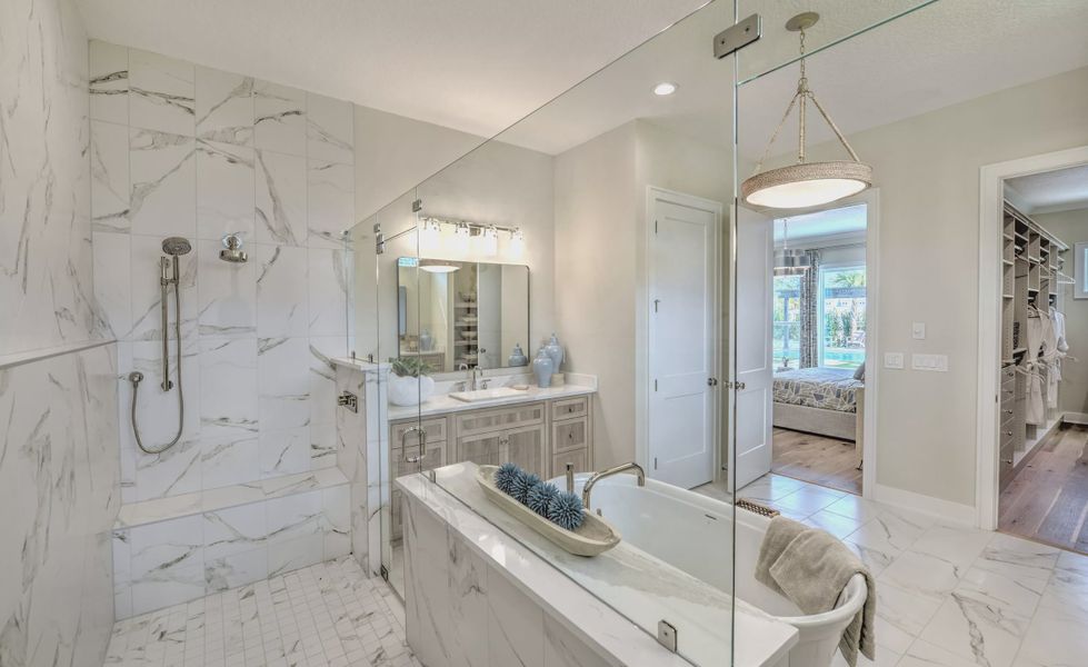 Furnished interior view inside a new home in Courtney Grove, St. Augustine (Image 19). Furnished interior view inside a new home in Courtney Grove, St. Augustine (Image 19).