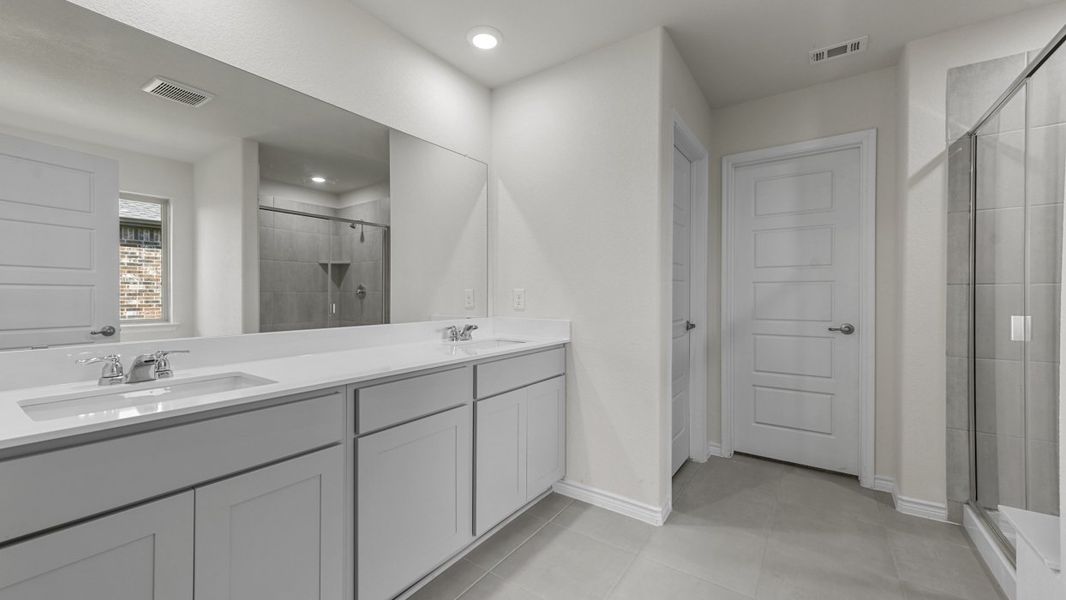 Furnished interior view inside a new home in Liberty Crossing, Royse City (Image 7).
