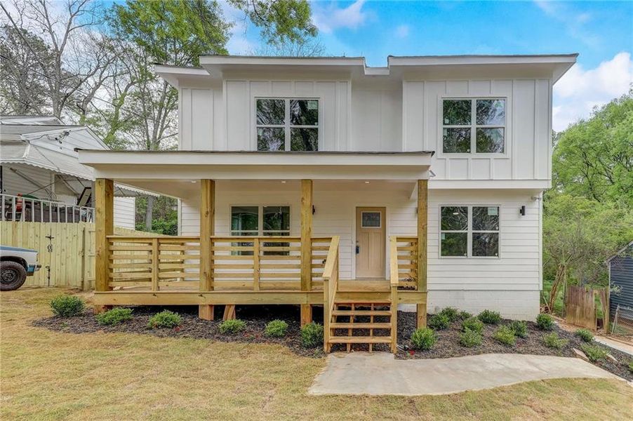 Exterior details and patio area of a home in , Atlanta (Image 21). Exterior details and patio area of a home in , Atlanta (Image 21).