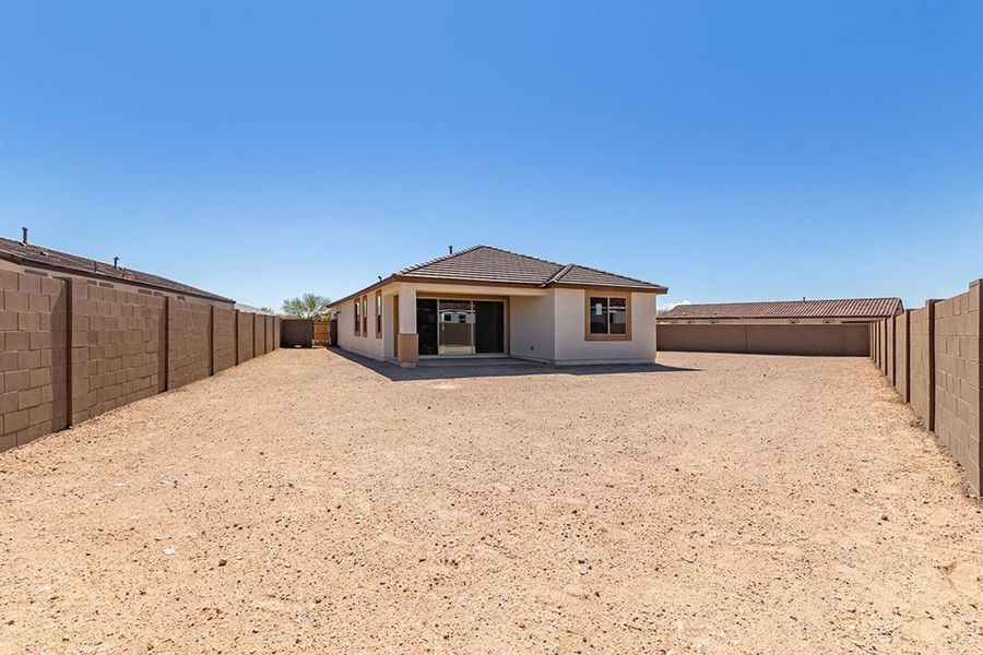 Representative exterior photo of a completed home built from the Zafiro by Taylor Morrison in CantaMia at Estrella 55+, Goodyear, AZ (Image 21).