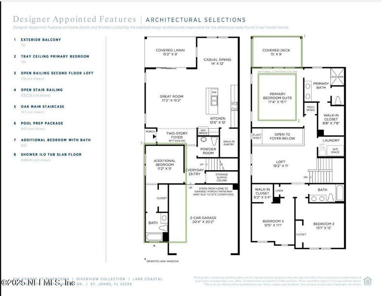 2D floor plan layout of this home in , St. Johns, FL (Image 3).