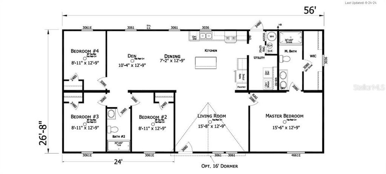 2D floor plan layout of this home in , Polk City, FL (Image 1). 2D floor plan layout of this home in , Polk City, FL (Image 1).
