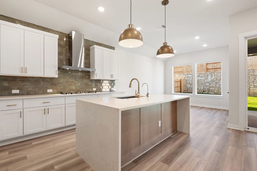 Furnished interior view inside a new home in Lariat, Liberty Hill (Image 8).