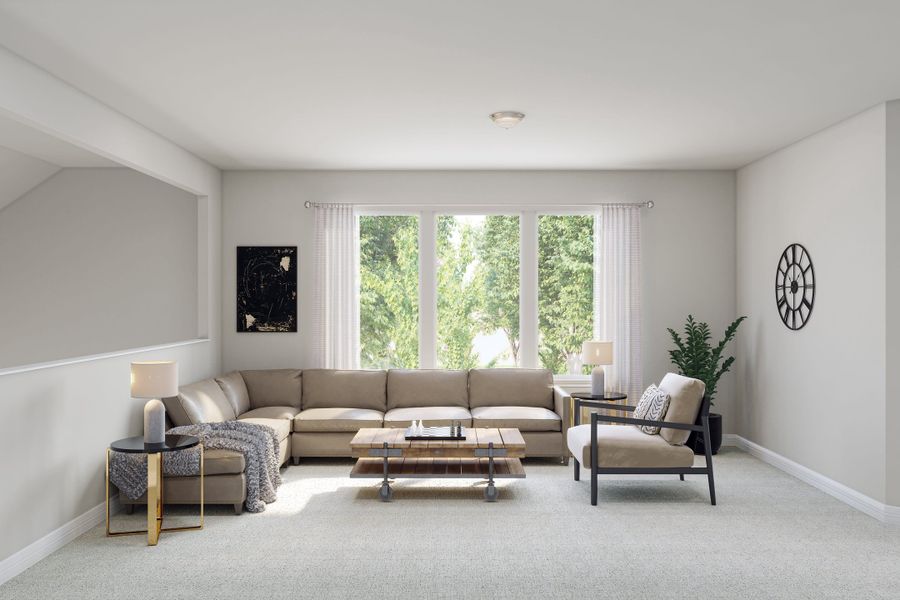 Furnished interior view inside a new home in Trillium, Richmond (Image 14).