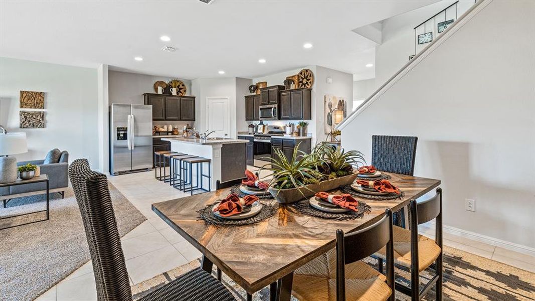 Furnished interior view inside a new home in Bella Vista, Granbury (Image 18).