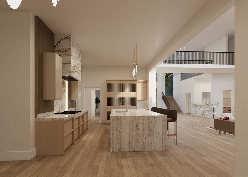 Furnished interior view inside a new home in , Frisco (Image 7).