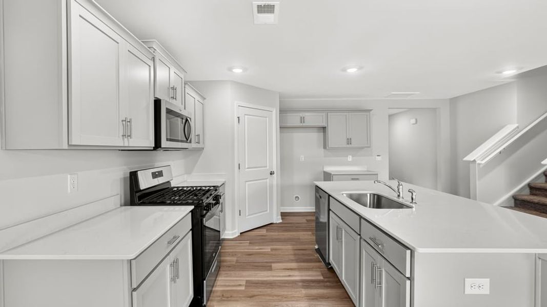 Furnished interior view inside a new home in Bentley Park, Greenwood (Image 8). Furnished interior view inside a new home in Bentley Park, Greenwood (Image 8).