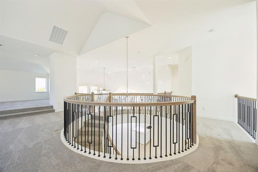 Furnished interior view inside a new home in Breezy Hill, Rockwall (Image 4). Furnished interior view inside a new home in Breezy Hill, Rockwall (Image 4).