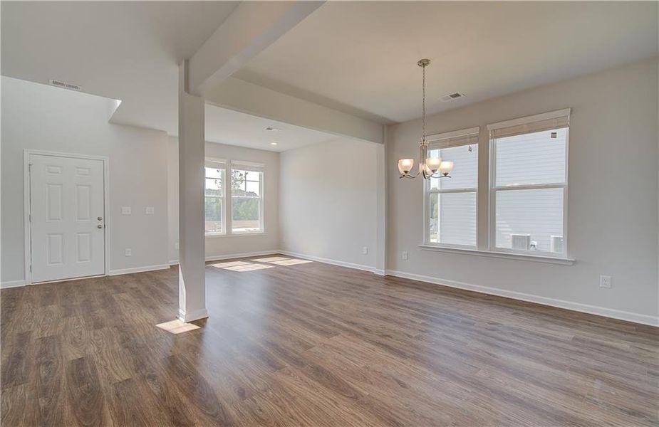 Spacious, unfurnished interior of a new home in Chapel Hill, Newnan (Image 18). Spacious, unfurnished interior of a new home in Chapel Hill, Newnan (Image 18).