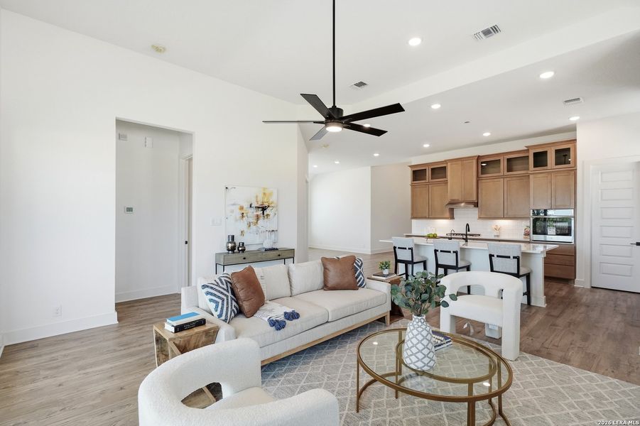 Furnished interior view inside a new home in Prominence Urban, San Antonio (Image 10).