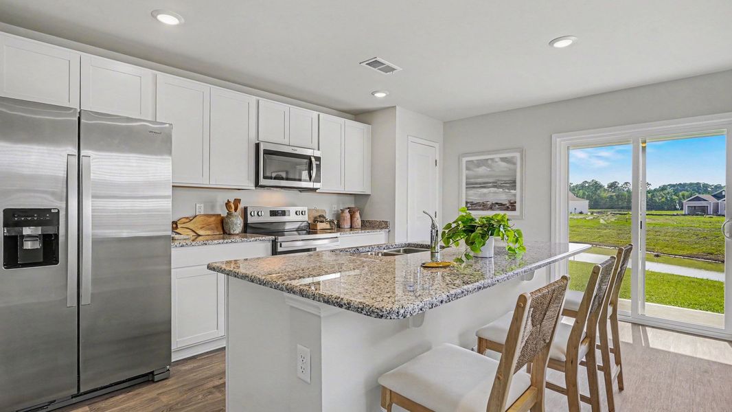 Furnished interior view inside a new home in Fox Run, Supply (Image 4).