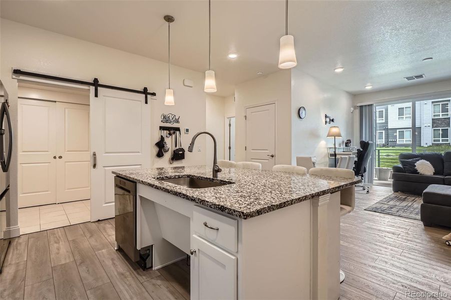 Furnished interior view inside a new home in Stonegate Townhomes, Parker (Image 4).