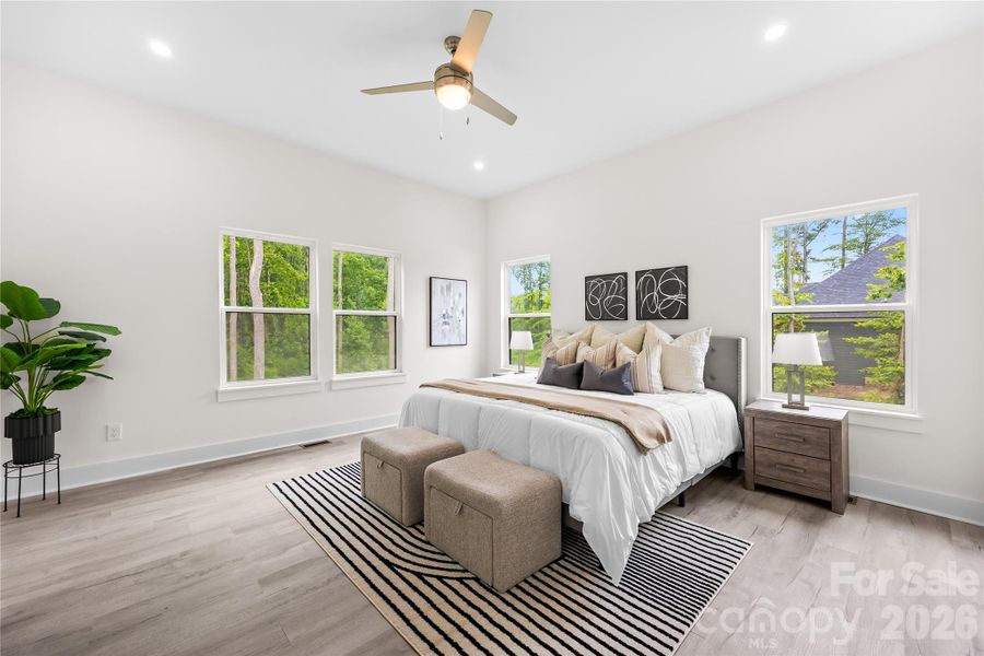 Furnished interior view inside a new home in , Bessemer City (Image 14).