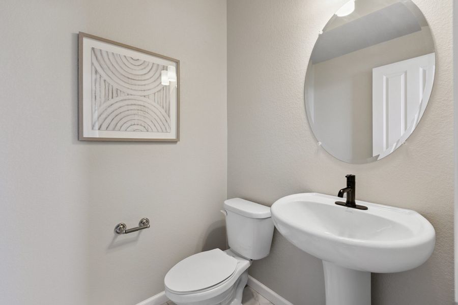 Representative furnished interior of a home built from the Biscayne by Landsea Homes in Pintail Commons at Johnstown Village, Johnstown (Image 46).
