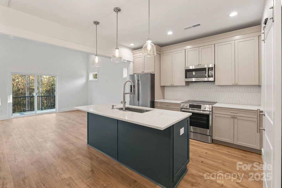 Furnished interior view inside a new home in , Hickory (Image 16).