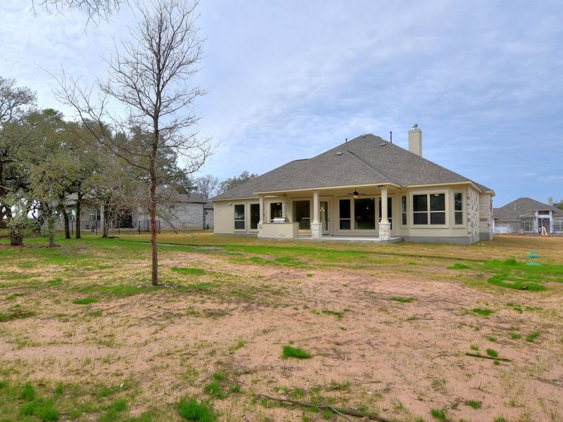 Representative exterior details of a home built from the Siena II by Giddens Homes in Clearwater Ranch, Liberty Hill (Image 60).