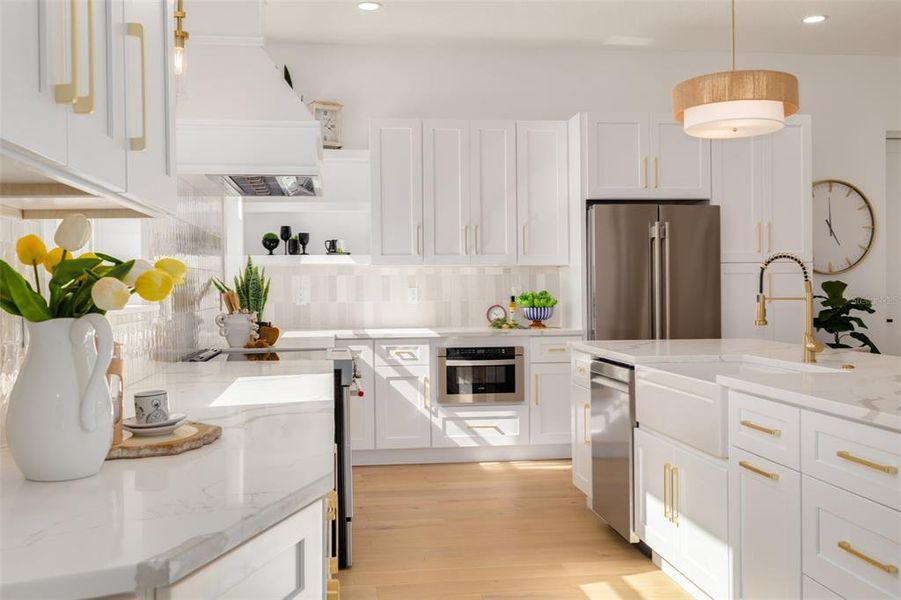 Furnished interior view inside a new home in , St. Petersburg (Image 8).