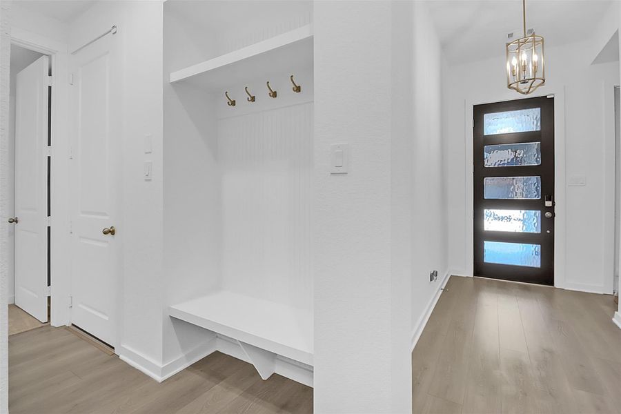 Furnished interior view inside a new home in Riceland: 50ft. lots, Mont Belvieu (Image 8).