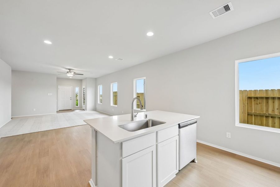 Furnished interior view inside a new home in Azalea, Pattison (Image 8).