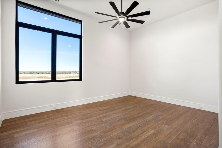 This downstairs guest is over-sized and could be a second master or in-law quarters.