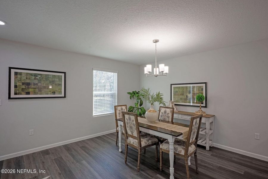 Furnished interior view inside a new home in , Jacksonville (Image 31). Furnished interior view inside a new home in , Jacksonville (Image 31).