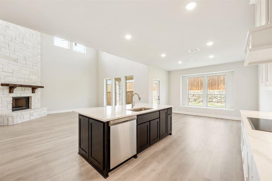 Furnished interior view inside a new home in Mockingbird Hills 60-65, Joshua (Image 16).