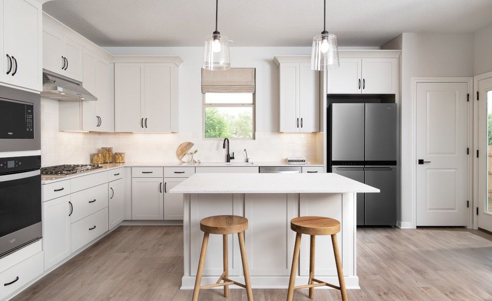 Representative furnished interior of a home built from the Canyon by Ashton Woods in The Trails at Carmel 40s, Pflugerville (Image 3).