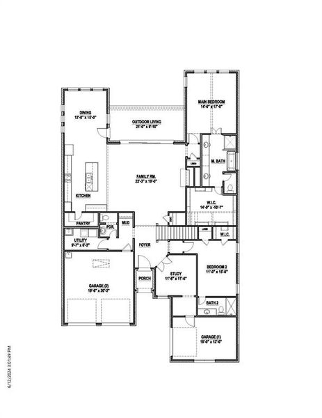 1st Level Floor Plan