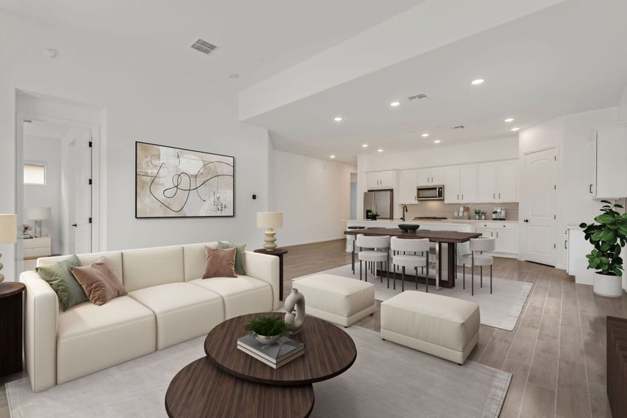 Greatroom - Virtually Staged Greatroom - Virtually Staged