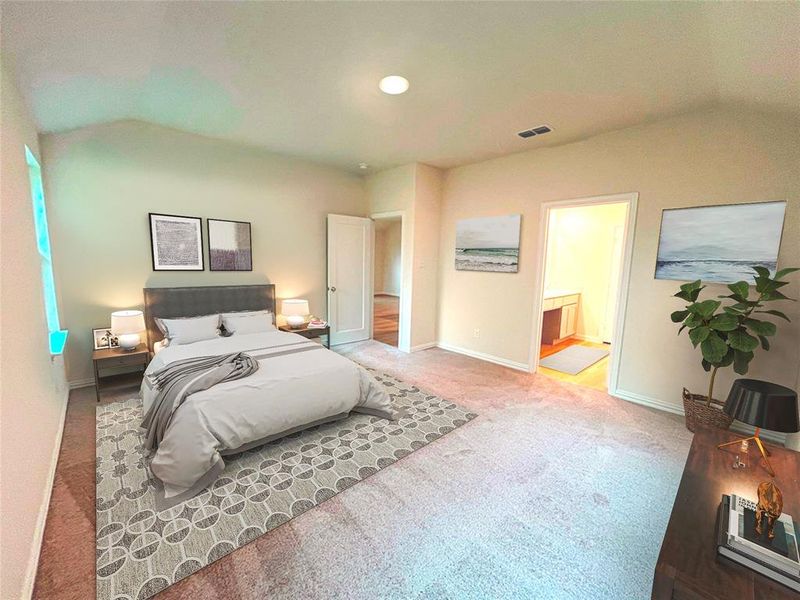 Furnished interior view inside a new home in Labein Villas, Greenville (Image 13).